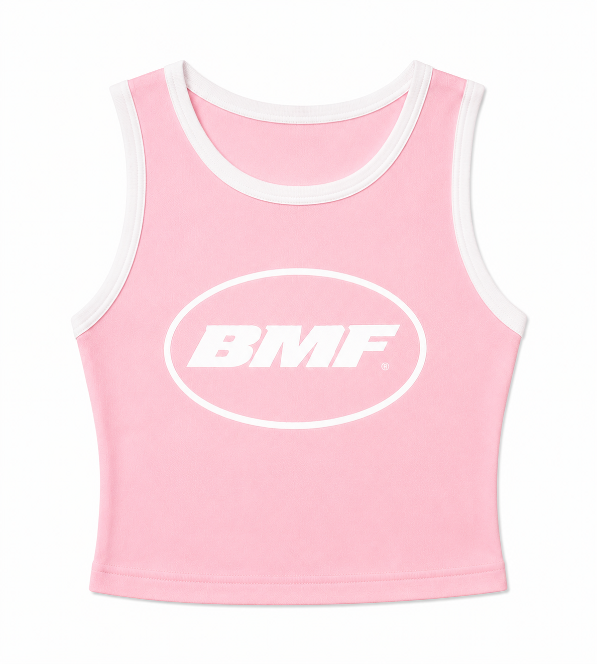 BMF Oval Logo Crop Top (Pinkk)