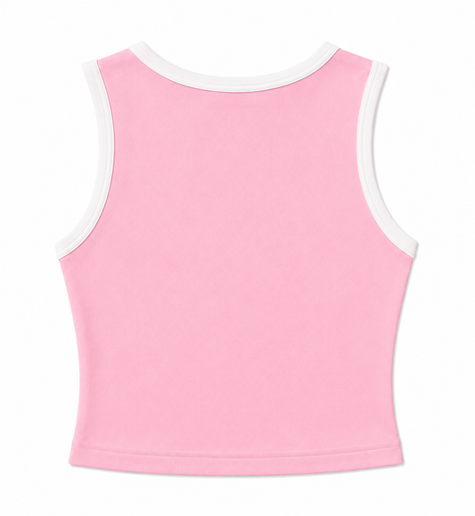 BMF Oval Logo Crop Top (Pinkk)