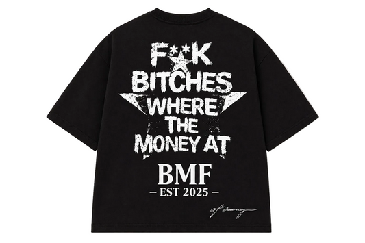 BMF Statement Tee – Where The Money At(Black)