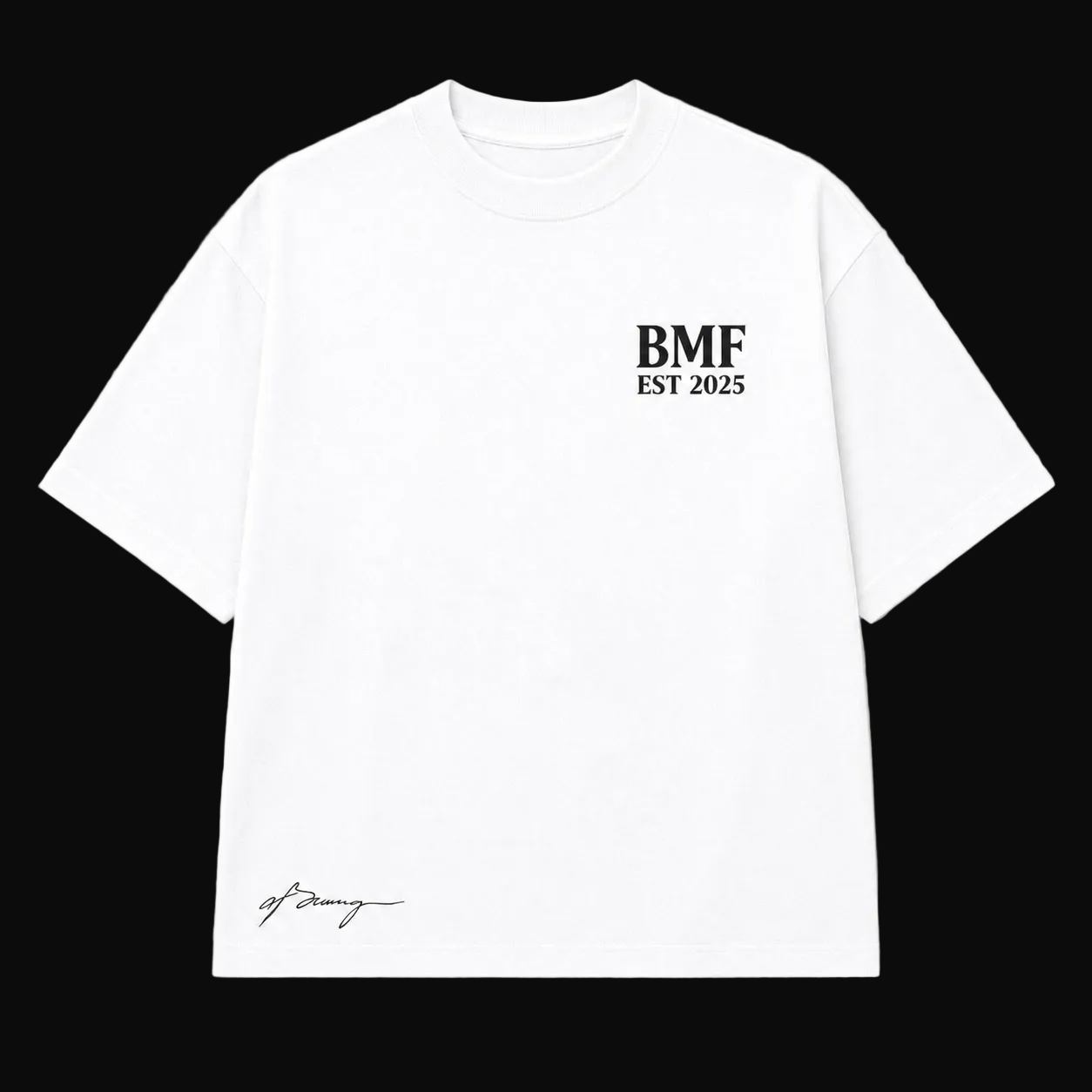 BMF Statement Tee – Where The Money At (White)