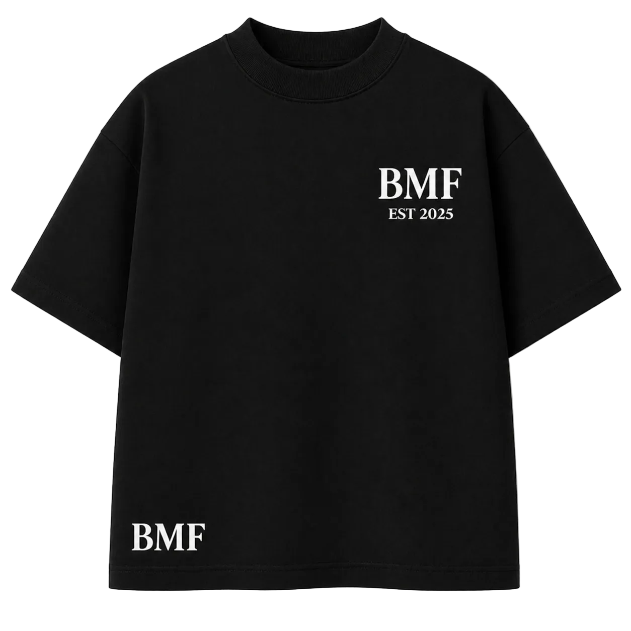 BMF EST 2025 Classic Black Tee