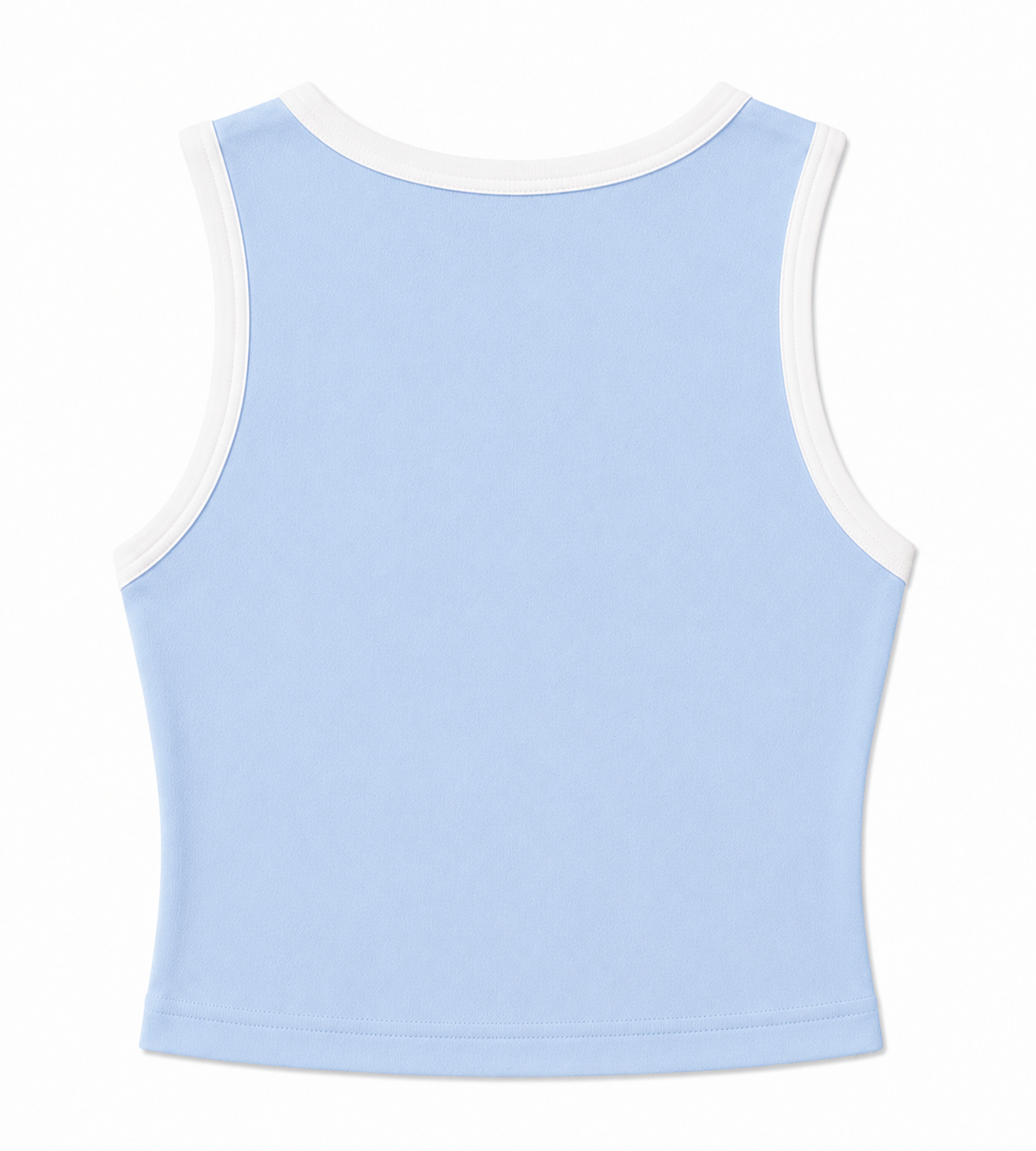 BMF Oval Logo Crop Top (Baby Blue)
